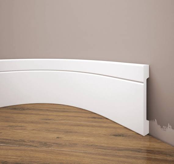Commercial white skirting installation Dubai
